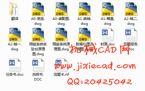 隔振系统实验台总体方案设计【说明书+CAD】