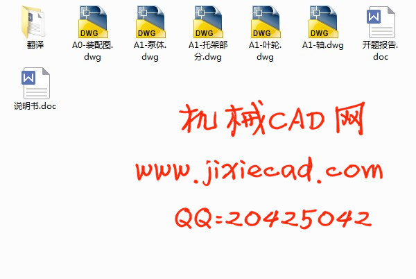 离心式渣浆泵结构设计【说明书+CAD】