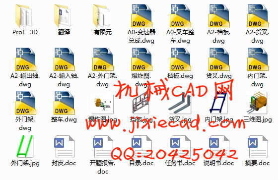 平衡重式电动叉车设计【汽车车辆工程】【说明书+CAD+PROE】