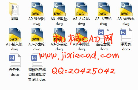 树枝粉碎成型机成型装置设计【说明书+CAD】