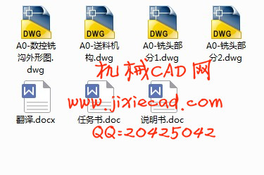 数控铣沟机床铣头送料结构设计【说明书+CAD】