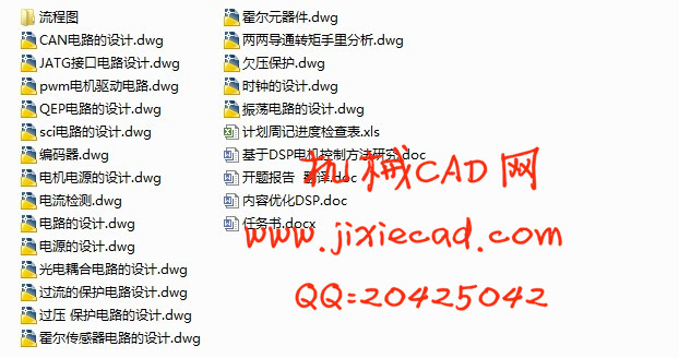 基于DSP电机控制方法研究【说明书+CAD】