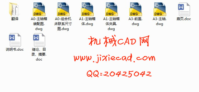 孔系加工立式组合加工机床设计【说明书+CAD】