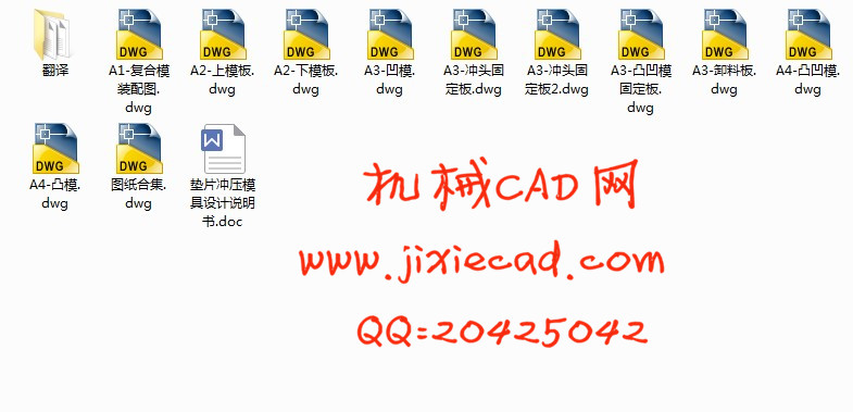 垫圈的冲压模具设计【三孔圆形垫片】【复合模】【说明书+CAD】