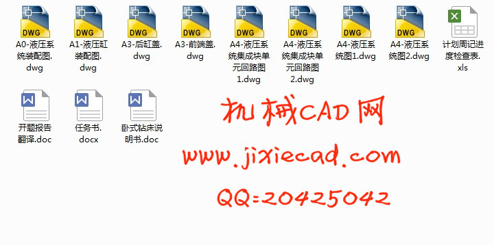 卧式钻孔组合机床液压系统的设计【说明书+CAD】