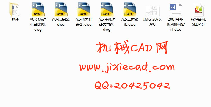 200T转炉倾动机构的设计【转炉炼钢生产最主要的设备】【说明书+CAD】