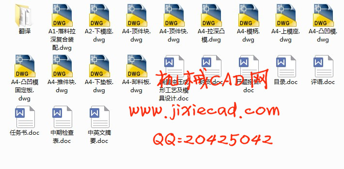 端盖冲压成形工艺及模具设计【落料拉深复合模】【说明书+CAD】