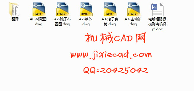 电解锰阴极板剥离机设计【说明书+CAD】