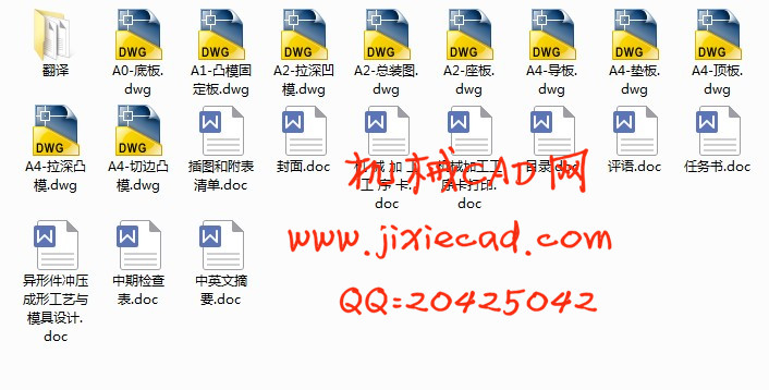 异形件冲压成形工艺与模具设计【拉深切边复合模】【说明书+CAD】