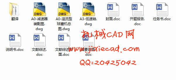 φ900×900溢流型球磨机传动系统设计【说明书+CAD】