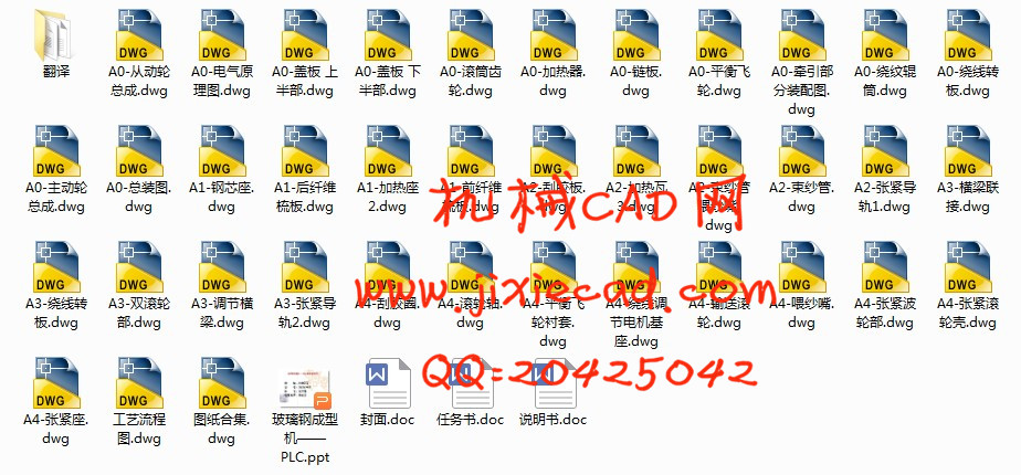 玻璃钢成型机设计——PLC电路控制系统【说明书+CAD】