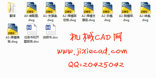 手套自动翻边和脱模装置设计【说明书+CAD】